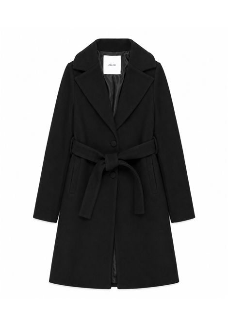 Cappotto con cintura Lù-Lù BY MISS GRANT | LL4669NERO
